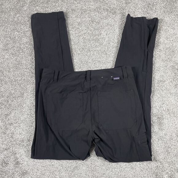 Patagonia Skyline Traveler Pants Womens 2 Nylon Adjustable Waist Ripstop Hiking - Picture 5 of 14